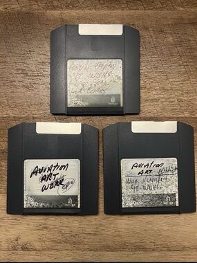 Vintage 3-Pack Iomega 250MB Zip Disks (used, 3 Total)